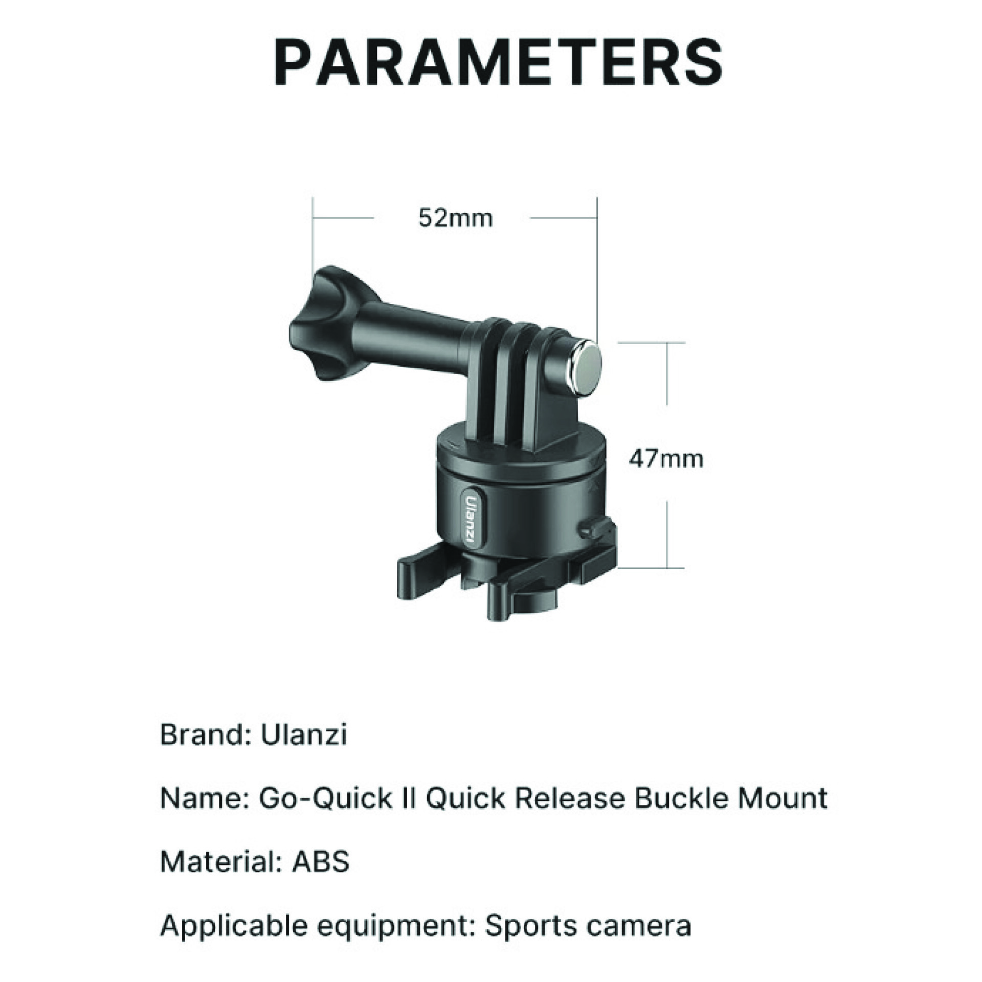 Ulanzi Go Quick II Mount
