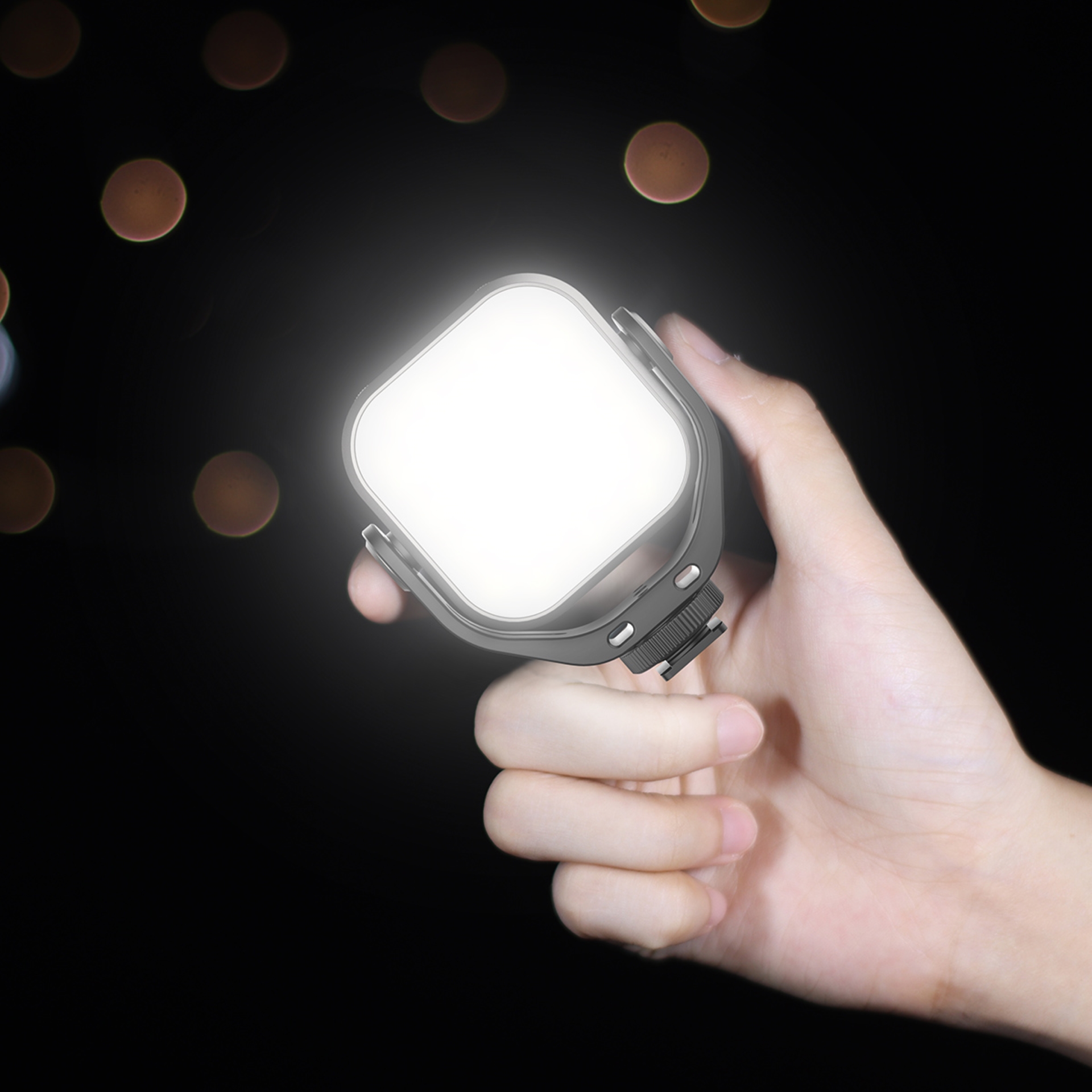 LED-ULANZI-VL66 43 Ulanzi VL66 ไฟ LED ติดหัวกล้อง ขนาดเล็กพกพาสะดวก หมุนได้ 360 องศา