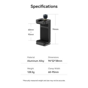 Ulanzi ma33 arca swiss phone mount (m022) detail (9)