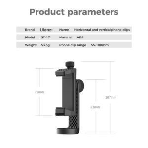 Ulanzi st 17 rotation phone clips picture detail (7)