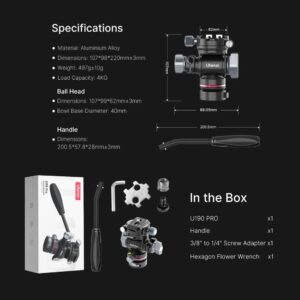 Ulanzi u190 pro fluid video head e009gbb1 (11)