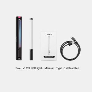 Ulanzi vl119 rgb handheld light wand picture detail (6)