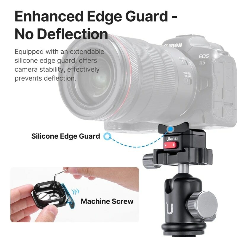 ulanzi-ca28-1 Ulanzi CA28 Claw Quick Release Plate เพลทปลดเร็ว สำหรับต่อกับขาตั้งกล้อง อุปกรณ์ต่างๆ รองรับระบบ Claw Series