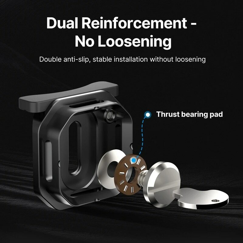 ulanzi-ca28-3 Ulanzi CA28 Claw Quick Release Plate เพลทปลดเร็ว สำหรับต่อกับขาตั้งกล้อง อุปกรณ์ต่างๆ รองรับระบบ Claw Series