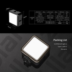 Led ulanzi vl49 rgb 05