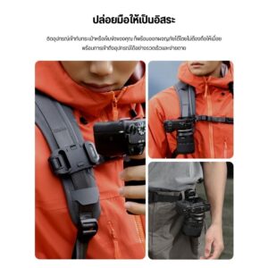 Ulanzi uka07 uka quick release kit for camera backpack strap clip (3)