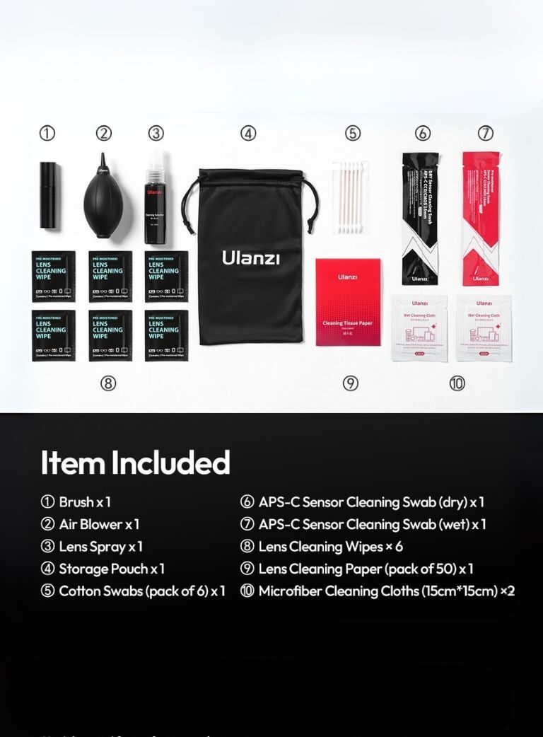 Ulanzi co72 10in1 camera cleaning kit ชุดทำความสะอาดกล้อง aps c (15)