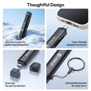 Ulanzi CR1 3-in-1 USB Card Reader ตัวอ่านการ์ด-4 Ulanzi cr1 3 in 1 usb card reader ตัวอ่านการ์ด 4