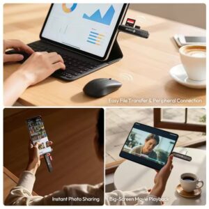 Ulanzi CR1 3-in-1 USB Card Reader ตัวอ่านการ์ด-6 Ulanzi cr1 3 in 1 usb card reader ตัวอ่านการ์ด 6