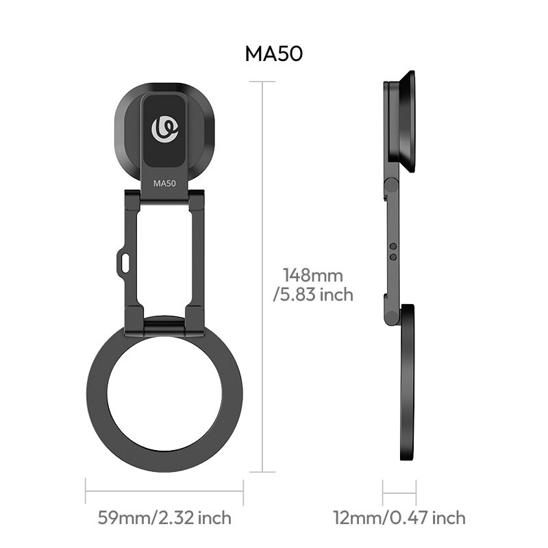 Ulanzi MA50 Uka Magnetic Phone Holder ที่จับมือถือแบบแม่เหล็ก Magsafe_27 Ulanzi ma50 uka magnetic phone holder ที่จับมือถือแบบแม่เหล็ก magsafe 27