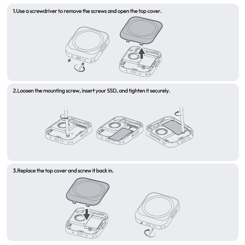 Ulanzi MA55 Magnetic SSD Enclosure 14 Ulanzi ma55 magnetic ssd enclosure 14