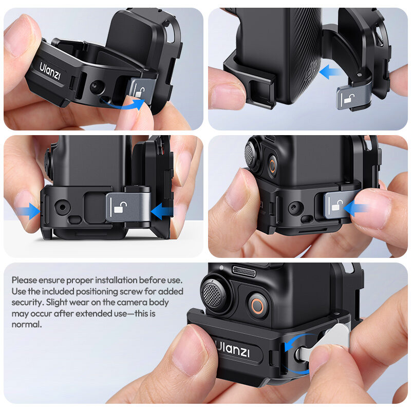 Ulanzi PK13 Pocket 3 Uka Quick-Release Adapter - 7 Ulanzi pk13 pocket 3 uka quick release adapter 7