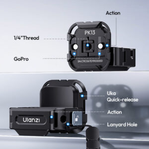 Ulanzi PK13 Pocket 3 Uka Quick-Release Adapter - 8 Ulanzi pk13 pocket 3 uka quick release adapter 8