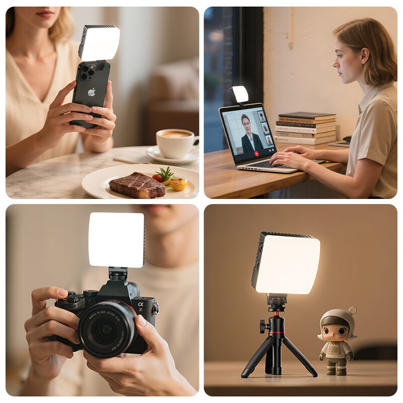 Ulanzi C10RGB Pocket Power 10W RGB Video Light ไฟ LED RGB หนีบมือถือ ไฟเซลฟี่ ขนาดกะทัดรัด 10W_4 Ulanzi c10rgb pocket power 10w rgb video light ไฟ led rgb หนีบมือถือ ไฟเซลฟี่ ขนาดกะทัดรัด 10w 4