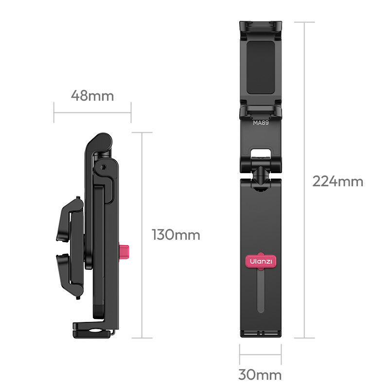 Ulanzi MA89 Phone Holder Mount with Clamp ขาตั้งมือถือ ที่วางโทรศัพท์แบบหนีบ ไม้เซลฟี่ 3in1_21 Ulanzi ma89 phone holder mount with clamp ขาตั้งมือถือ ที่วางโทรศัพท์แบบหนีบ ไม้เซลฟี่ 3in1 21