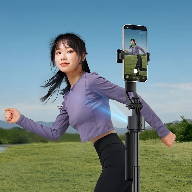 Ulanzi TT23 Auto-Tracking Selfie Stick Tripod _25 Ulanzi tt23 auto tracking selfie stick tripod 25