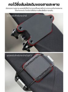Falcam f38 quick release kit for backpack v2 f38b3803 ชุดคลิปติดกล้อง ระบบปลดเร็ว กับสายกระเป๋าสะพาย (4)