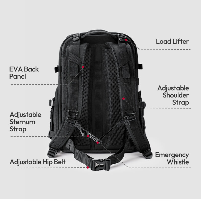 Ulanzi BC007 Tactical Camera Backpack 28L กระเป๋าเป้ กระเป๋ากล้อง แทคติคอล ความจุ 28 ลิตร สำหรับช่างภาพมืออาชีพ_6 Ulanzi bc007 tactical camera backpack 28l กระเป๋าเป้ กระเป๋ากล้อง แทคติคอล ความจุ 28 ลิตร สำหรับช่างภาพมืออาชีพ 6