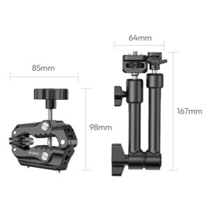 Ulanzi HD02 10-inch Magic Arm Kit แขนจับอุปกรณ์เสริม ต่อกับ ขาตั้งกล้อง_15 Ulanzi hd02 10 inch magic arm kit แขนจับอุปกรณ์เสริม ต่อกับ ขาตั้งกล้อง 15