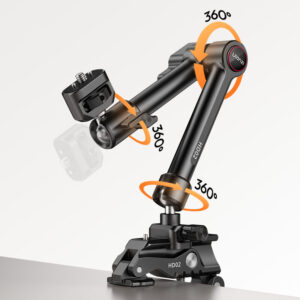 Ulanzi HD02 10-inch Magic Arm Kit แขนจับอุปกรณ์เสริม ต่อกับ ขาตั้งกล้อง_4 Ulanzi hd02 10 inch magic arm kit แขนจับอุปกรณ์เสริม ต่อกับ ขาตั้งกล้อง 4