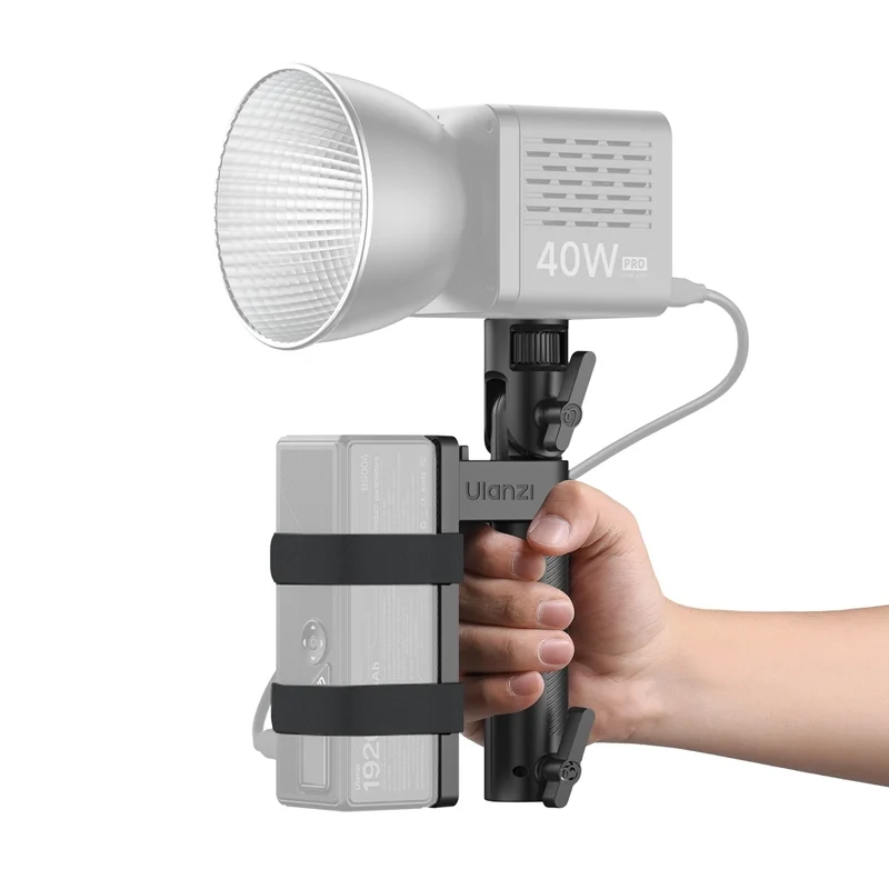 Ulanzi LA06 Light Handle Grip with Power Mount ด้ามจับไฟ LED พร้อมฐานใส่พาวเวอร์แบงค์ แบตสำรอง อเนกประสงค์_1 Ulanzi la06 light handle grip with power mount ด้ามจับไฟ led พร้อมฐานใส่พาวเวอร์แบงค์ แบตสำรอง อเนกประสงค์ 1