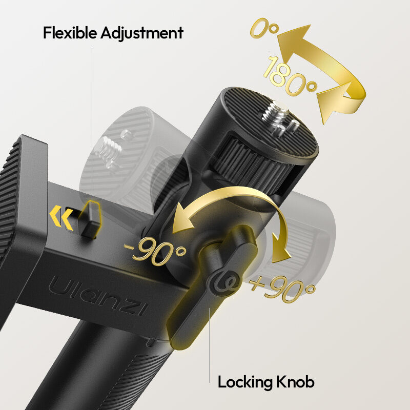 Ulanzi LA06 Light Handle Grip with Power Mount ด้ามจับไฟ LED พร้อมฐานใส่พาวเวอร์แบงค์ แบตสำรอง อเนกประสงค์_10 Ulanzi la06 light handle grip with power mount ด้ามจับไฟ led พร้อมฐานใส่พาวเวอร์แบงค์ แบตสำรอง อเนกประสงค์ 10