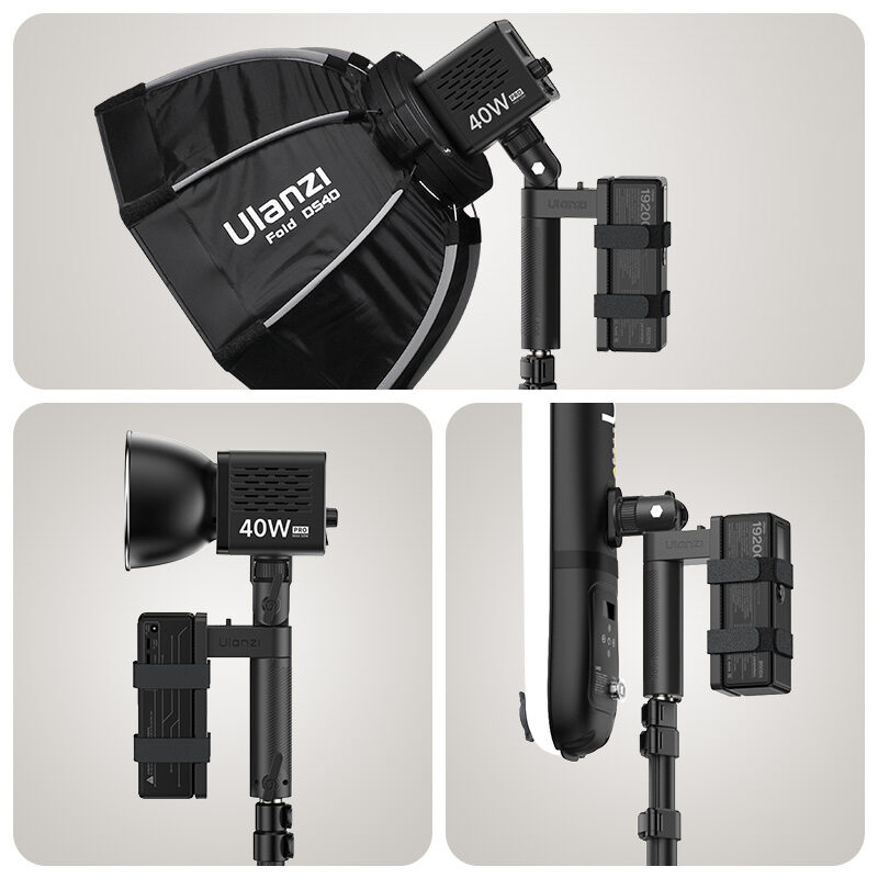 Ulanzi LA06 Light Handle Grip with Power Mount ด้ามจับไฟ LED พร้อมฐานใส่พาวเวอร์แบงค์ แบตสำรอง อเนกประสงค์_11 Ulanzi la06 light handle grip with power mount ด้ามจับไฟ led พร้อมฐานใส่พาวเวอร์แบงค์ แบตสำรอง อเนกประสงค์ 11