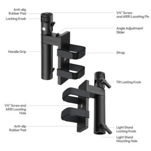 Ulanzi LA06 Light Handle Grip with Power Mount ด้ามจับไฟ LED พร้อมฐานใส่พาวเวอร์แบงค์ แบตสำรอง อเนกประสงค์_14 Ulanzi la06 light handle grip with power mount ด้ามจับไฟ led พร้อมฐานใส่พาวเวอร์แบงค์ แบตสำรอง อเนกประสงค์ 14