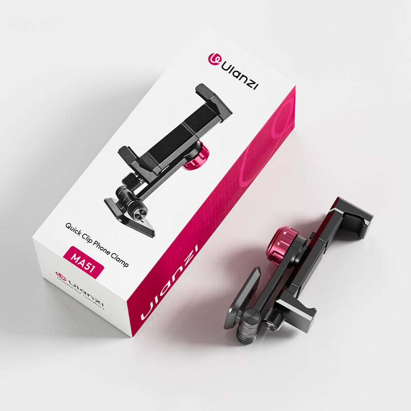 Ulanzi MA51 QuickClip Phone Clamp ที่หนีบโทรศัพท์ หัวจับมือถือ หัวจับ iPhone 17 16 15 แบบปรับได้ พร้อมระบบล็อกเร็ว_11 Ulanzi ma51 quickclip phone clamp ที่หนีบโทรศัพท์ หัวจับมือถือ หัวจับ iphone 17 16 15 แบบปรับได้ พร้อมระบบล็อกเร็ว 11