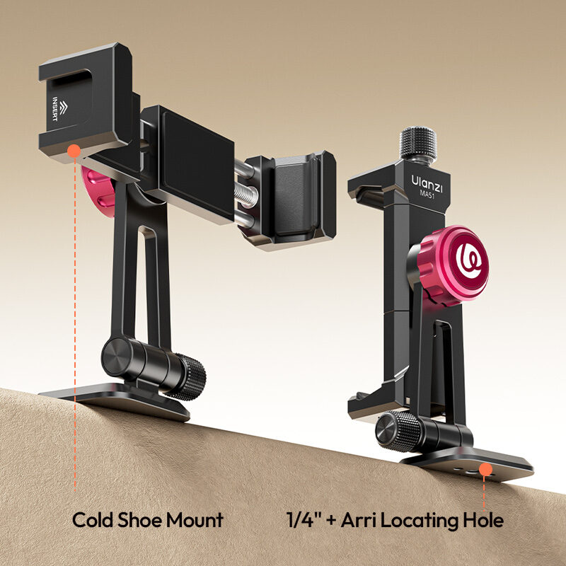 Ulanzi MA51 QuickClip Phone Clamp ที่หนีบโทรศัพท์ หัวจับมือถือ หัวจับ iPhone 17 16 15 แบบปรับได้ พร้อมระบบล็อกเร็ว_8 Ulanzi ma51 quickclip phone clamp ที่หนีบโทรศัพท์ หัวจับมือถือ หัวจับ iphone 17 16 15 แบบปรับได้ พร้อมระบบล็อกเร็ว 8