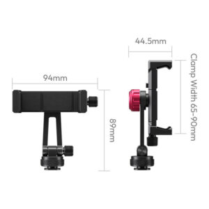 Ulanzi MA61 QuickClip Phone Clamp with Cold Shoe Mount หัวจับมือถือ ระดับมืออาชีพ พร้อมระบบ Quick-Adjust และ Cold Shoe Mount_14 Ulanzi ma61 quickclip phone clamp with cold shoe mount หัวจับมือถือ ระดับมืออาชีพ พร้อมระบบ quick adjust และ cold shoe mount 14
