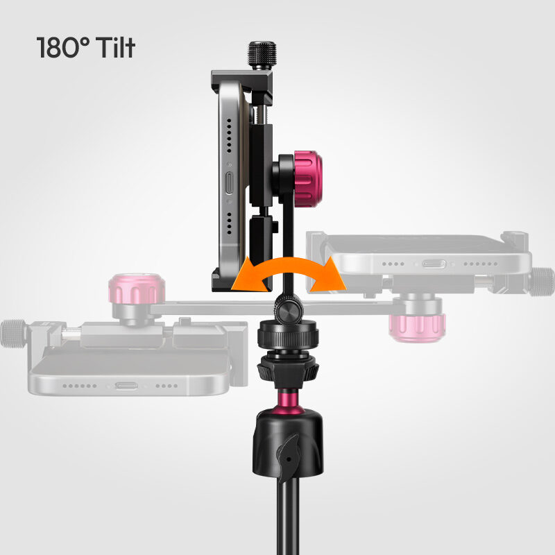 Ulanzi MA61 QuickClip Phone Clamp with Cold Shoe Mount หัวจับมือถือ ระดับมืออาชีพ พร้อมระบบ Quick-Adjust และ Cold Shoe Mount_6 Ulanzi ma61 quickclip phone clamp with cold shoe mount หัวจับมือถือ ระดับมืออาชีพ พร้อมระบบ quick adjust และ cold shoe mount 6