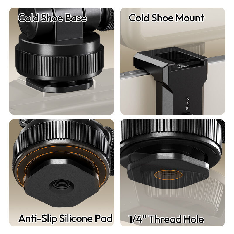 Ulanzi MA61 QuickClip Phone Clamp with Cold Shoe Mount หัวจับมือถือ ระดับมืออาชีพ พร้อมระบบ Quick-Adjust และ Cold Shoe Mount_8 Ulanzi ma61 quickclip phone clamp with cold shoe mount หัวจับมือถือ ระดับมืออาชีพ พร้อมระบบ quick adjust และ cold shoe mount 8