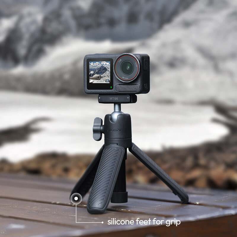 Ulanzi MT66 ClipMate Tripod with Action Connector ขาตั้งกล้อง อเนกประสงค์ 3in1 พร้อม DJI Action 5 Pro Mount และ Velcro Strap_4 Ulanzi mt66 clipmate tripod with action connector ขาตั้งกล้อง อเนกประสงค์ 3in1 พร้อม dji action 5 pro mount และ velcro strap 4