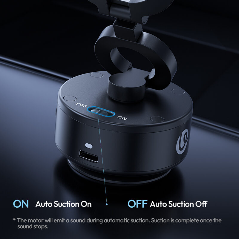 Ulanzi SK-22 Clip-On Electric Suction Cup MagMount ที่วางโทรศัพท์ แม่เหล็กดูดไฟฟ้า ขาตั้ง Magsafe พร้อม MagLock Hook_11 Ulanzi sk 22 clip on electric suction cup magmount ที่วางโทรศัพท์ แม่เหล็กดูดไฟฟ้า ขาตั้ง magsafe พร้อม maglock hook 11