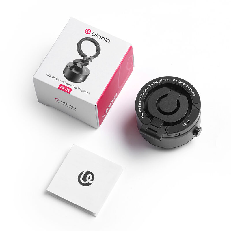 Ulanzi SK-22 Clip-On Electric Suction Cup MagMount ที่วางโทรศัพท์ แม่เหล็กดูดไฟฟ้า ขาตั้ง Magsafe พร้อม MagLock Hook_15 Ulanzi sk 22 clip on electric suction cup magmount ที่วางโทรศัพท์ แม่เหล็กดูดไฟฟ้า ขาตั้ง magsafe พร้อม maglock hook 15