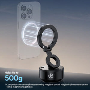 Ulanzi SK-22 Clip-On Electric Suction Cup MagMount ที่วางโทรศัพท์ แม่เหล็กดูดไฟฟ้า ขาตั้ง Magsafe พร้อม MagLock Hook_9 Ulanzi sk 22 clip on electric suction cup magmount ที่วางโทรศัพท์ แม่เหล็กดูดไฟฟ้า ขาตั้ง magsafe พร้อม maglock hook 9
