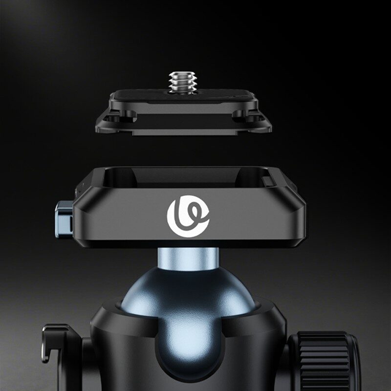 Ulanzi T100 Ball Head UKA Quick Release หัวบอล ขาตั้งกล้อง รองรับน้ำหนักสูงสุด 6kg ระบบปลดเร็ว_ 2 Ulanzi t100 ball head uka quick release หัวบอล ขาตั้งกล้อง รองรับน้ำหนักสูงสุด 6kg ระบบปลดเร็ว 2