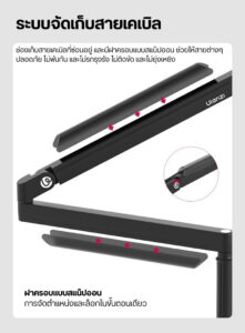 Ulanzi zj05 adjustable microphone boom arm แขนไมโครโฟน ขาจับไมค์หนีบโต๊ะ รองรับน้ำหนัก 1.5kg (9)