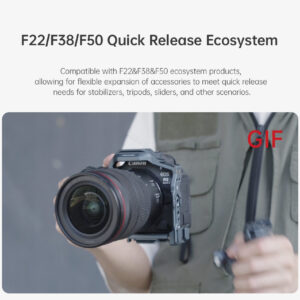 FALCAM C00B4802 Quick Release Camera Cage for Canon EOS R5II - เคสกล้องระบบ Quick Release พร้อมแผ่นด (9) Falcam c00b4802 quick release camera cage for canon eos r5ii เคสกล้องระบบ quick release พร้อมแผ่นด (9)