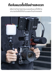 Falcam f22 qr side handle ด้ามข้างจับ ระบบ f22 quick release วัสดุ micarta ต่อกับ cage กล้อง (5)