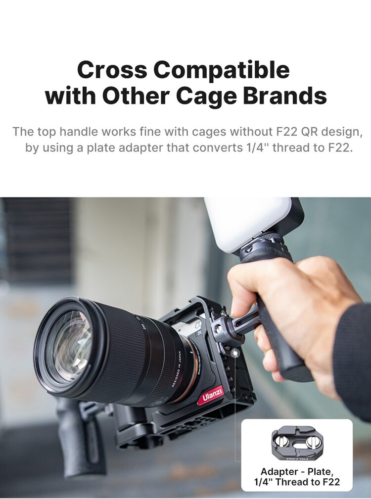 FALCAM F22 QR Side Handle ด้ามจับระบบ Quick Release วัสดุ Micarta (1) Falcam f22 qr side handle ด้ามจับระบบ quick release วัสดุ micarta (1)