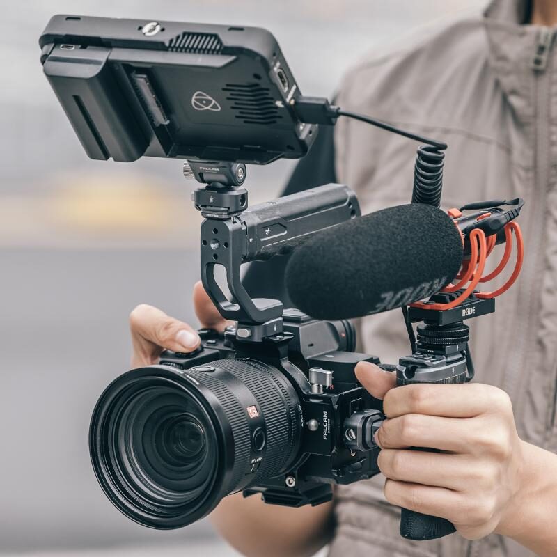Falcam F22&F38&F50 horizontal-to-vertical quick release circular half cage(For Sony) 3304_4 Falcam f22&f38&f50 horizontal to vertical quick release circular half cage(for sony) 3304 4