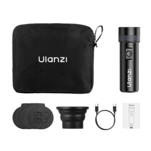 Ulanzi LM01 Photography Flashlight - ไฟแฟลชไลท์ถ่ายภาพระดับมืออาชีพ 10W พร้อม 20 Gobo และแสง RGB 4 โทน (19) Ulanzi lm01 photography flashlight ไฟแฟลชไลท์ถ่ายภาพระดับมืออาชีพ 10w พร้อม 20 gobo และแสง rgb 4 โทน (19)
