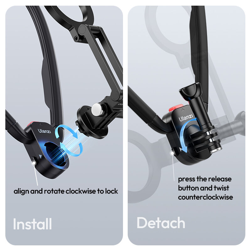Ulanzi MG14 Magnetic Neck Mount for Phones - ขาตั้งคล้องคอแม่เหล็กสำหรับสมาร์ทโฟน ถ่ายภาพ POV แฮ (3) Ulanzi mg14 magnetic neck mount for phones ขาตั้งคล้องคอแม่เหล็กสำหรับสมาร์ทโฟน ถ่ายภาพ pov แฮ (3)