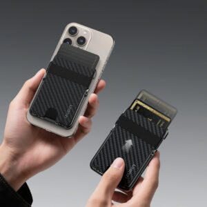 Ulanzi ML25 MagLock Cardholder - กระเป๋าบัตรแม่เหล็ก คาร์บอนไฟเบอร์ บาง 0.8cm พร้อมขาตั้ง กระเป๋าบัตร Magsafe 10 Ulanzi ml25 maglock cardholder กระเป๋าบัตรแม่เหล็ก คาร์บอนไฟเบอร์ บาง 0.8cm พร้อมขาตั้ง กระเป๋าบัตร magsafe 10