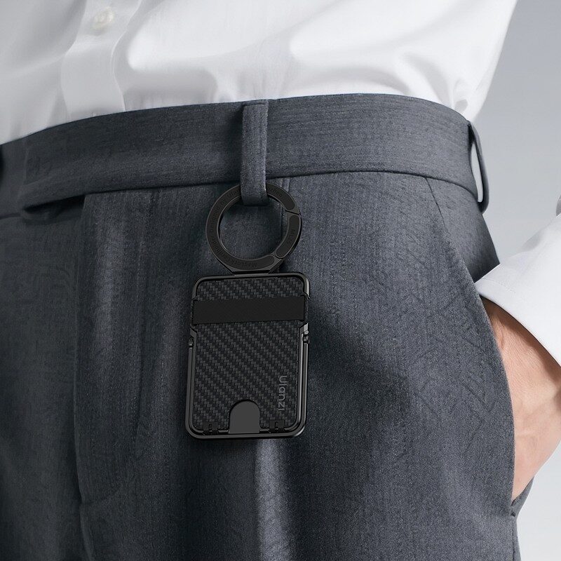 Ulanzi ML25 MagLock Cardholder - กระเป๋าบัตรแม่เหล็ก คาร์บอนไฟเบอร์ บาง 0.8cm พร้อมขาตั้ง กระเป๋าบัตร Magsafe 3 Ulanzi ml25 maglock cardholder กระเป๋าบัตรแม่เหล็ก คาร์บอนไฟเบอร์ บาง 0.8cm พร้อมขาตั้ง กระเป๋าบัตร magsafe 3