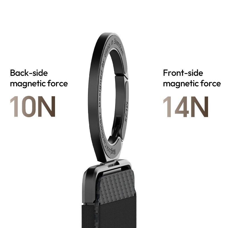 Ulanzi ML25 MagLock Cardholder - กระเป๋าบัตรแม่เหล็ก คาร์บอนไฟเบอร์ บาง 0.8cm พร้อมขาตั้ง กระเป๋าบัตร Magsafe 7 Ulanzi ml25 maglock cardholder กระเป๋าบัตรแม่เหล็ก คาร์บอนไฟเบอร์ บาง 0.8cm พร้อมขาตั้ง กระเป๋าบัตร magsafe 7