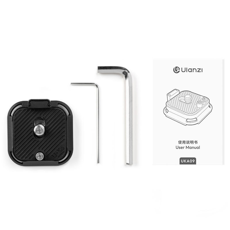 Ulanzi UKA09 Quick-Release Anti-Twist Plate (C080) เพลทปลดเร็ว ขาตั้งกล้อง 12 Ulanzi uka09 quick release anti twist plate (c080) เพลทปลดเร็ว ขาตั้งกล้อง 12