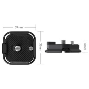 Ulanzi UKA09 Quick-Release Anti-Twist Plate (C080) เพลทปลดเร็ว ขาตั้งกล้อง 13 Ulanzi uka09 quick release anti twist plate (c080) เพลทปลดเร็ว ขาตั้งกล้อง 13